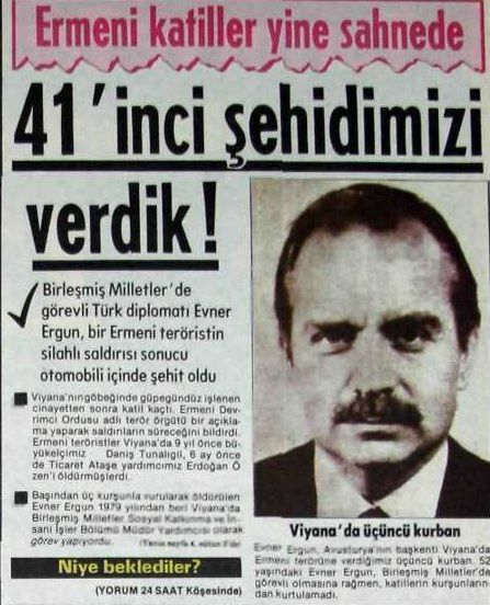 ŞEHİT DİPLOMATLARIMIZI UNUTMAYALIM! 