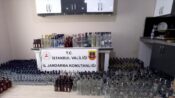 İstanbul’da kaçakçılık operasyonunda 6 bin şişe sahte içki ele geçirildi
