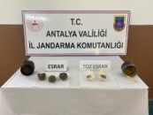 JÖLE KUTUSUNUN İÇİNDEN 450 GARAM ESRAR ÇIKTI