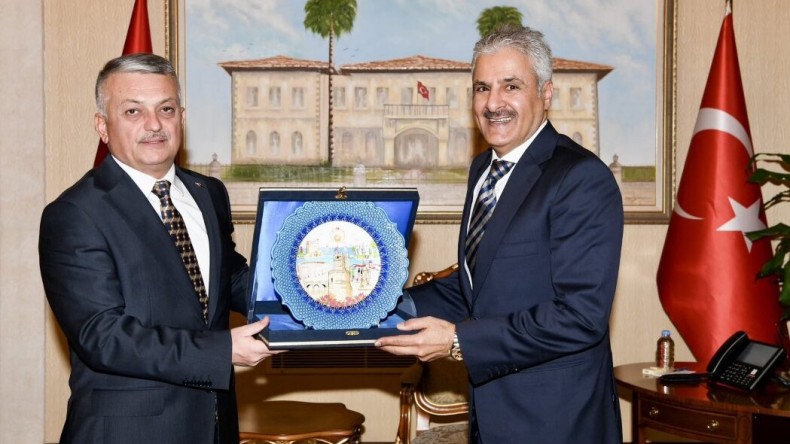 VALİ YAZICI KUVEYT ANKARA BÜYÜKELÇİSİ ALENZİ’Yİ KABUL ETTİ