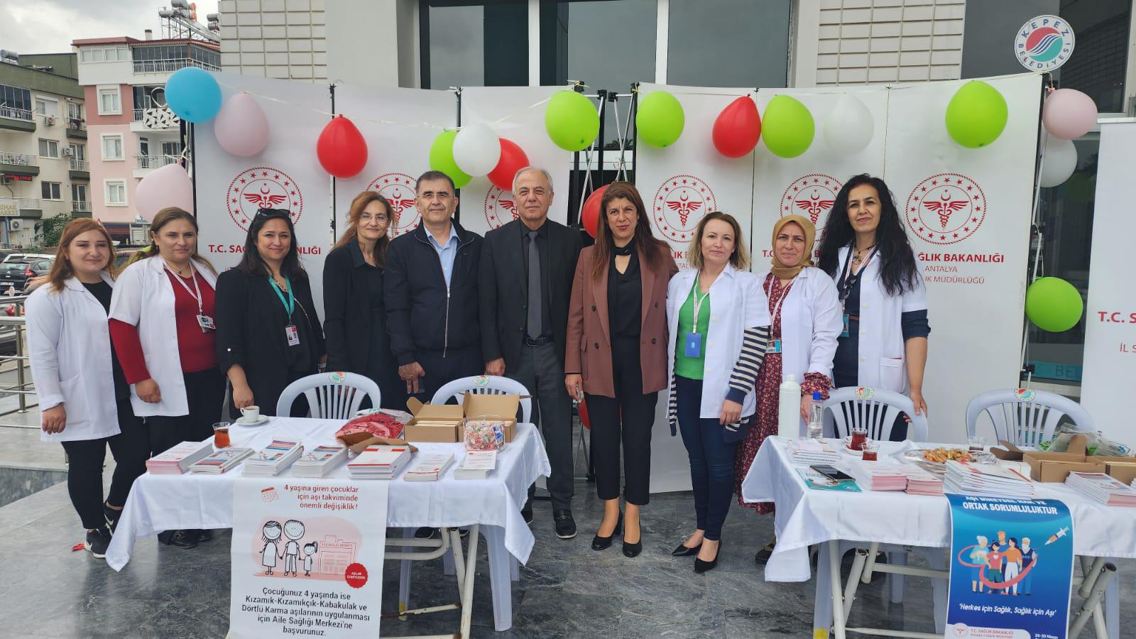 Kepez’de Aşı Haftası etkinliği