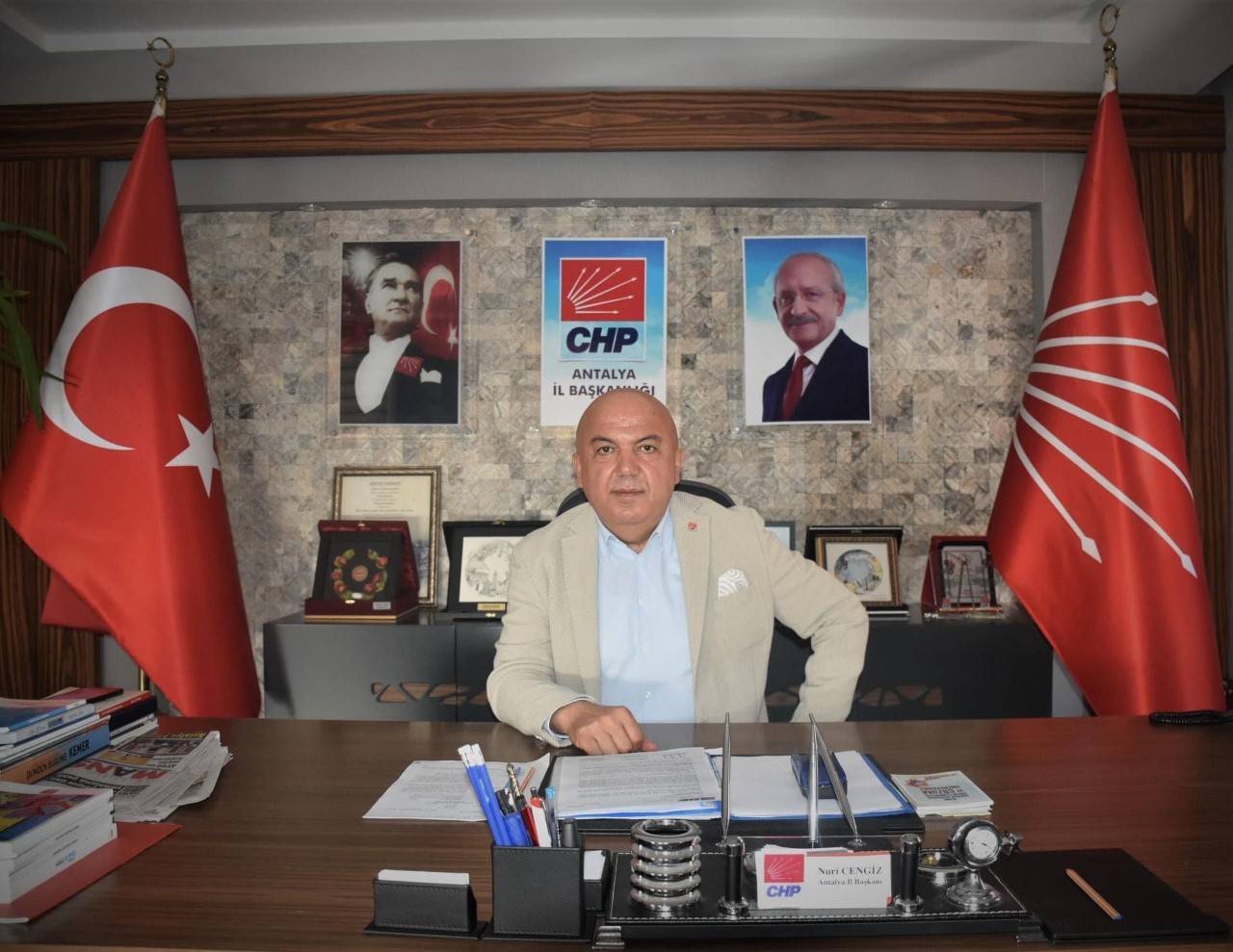 CHP Antalya İl Başkanı Nuri Cengiz;  BU DÜZENİ DEĞİŞTİRECEĞİZ