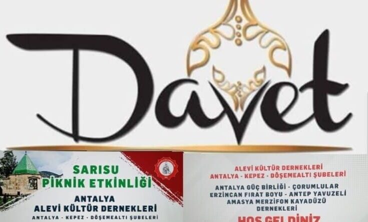 SARISU PİKNİK günümüzü başta hemşehrilerimiz ve bütün Antalya’mız davetlidir