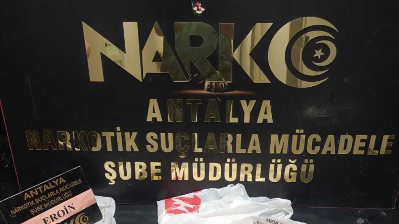 ANTALYA POLİSİNDEN UYUŞTURUCUYA BİR DARBE DAHA