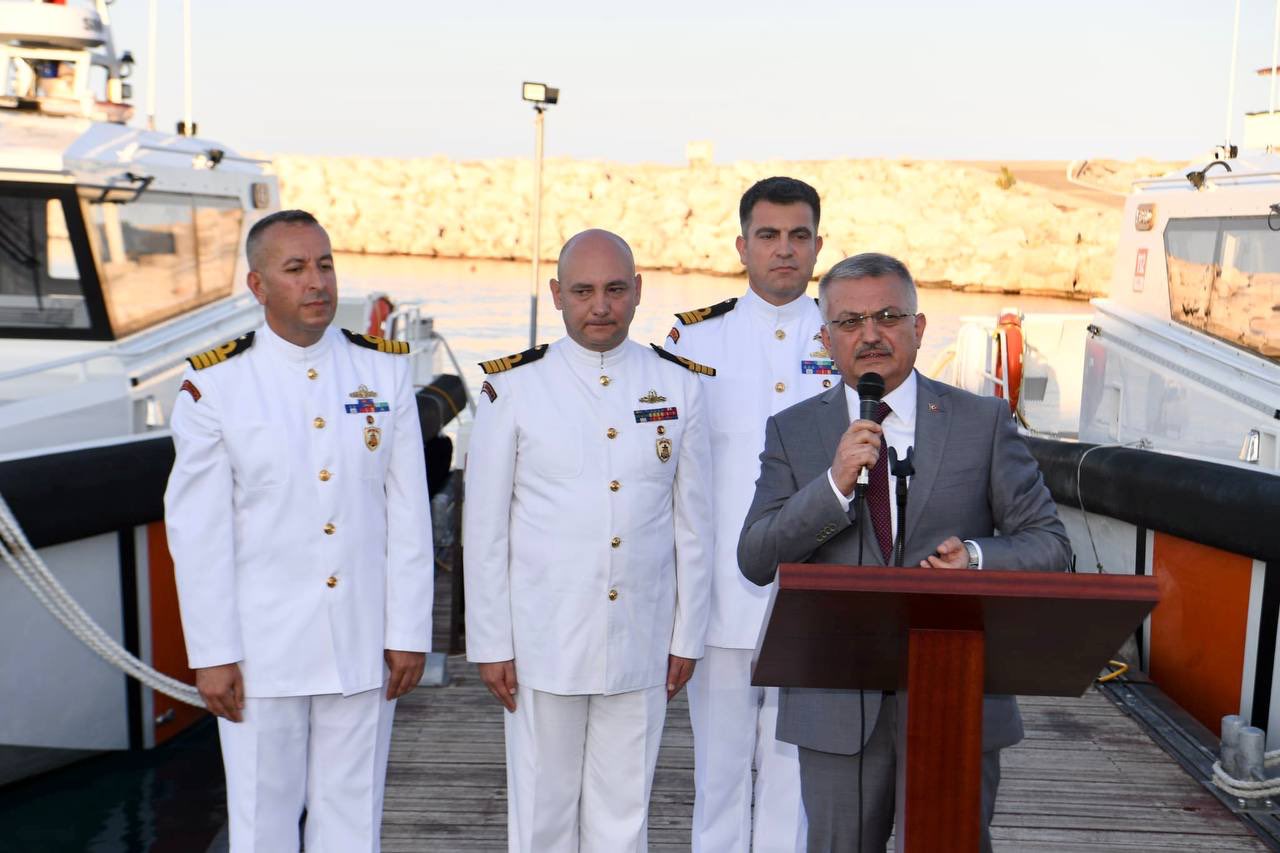 VALİ YAZICI, SAHİL GÜVENLİK DEVİR TESLİM TÖRENİ’NE KATILDI