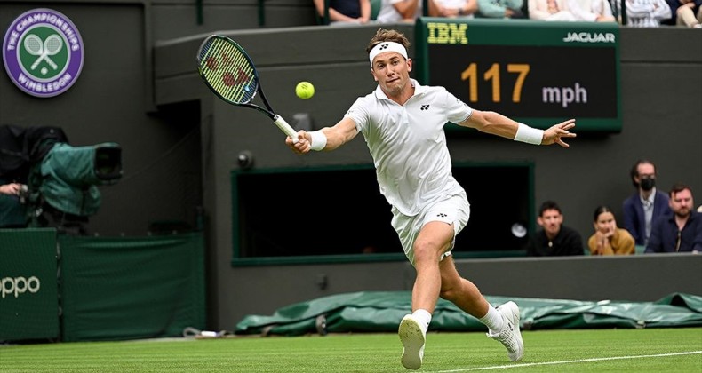 Wimbledon’da dünya 4 numarası Ruud, 2. turda elendi