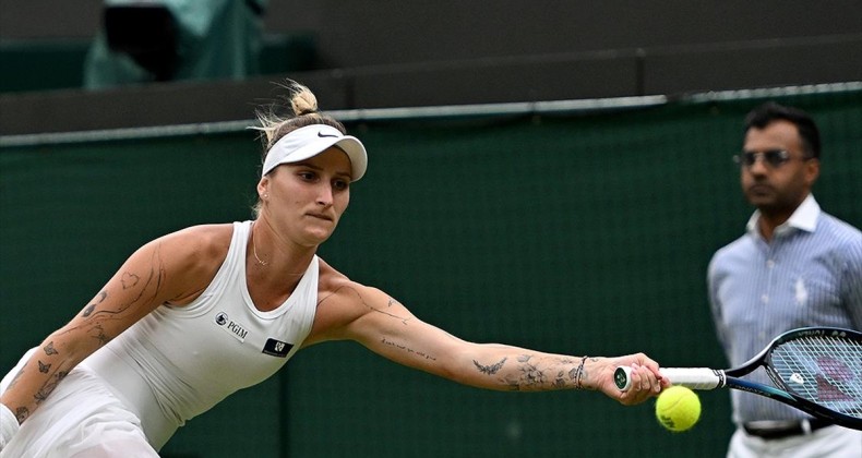 Wimbledon’da tek kadınlarda ilk finalist Vondrousova