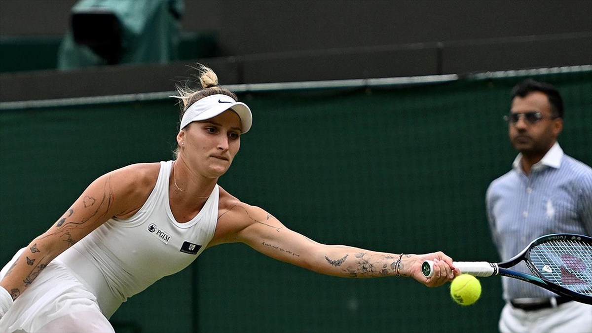 Wimbledon’da tek kadınlarda ilk finalist Vondrousova