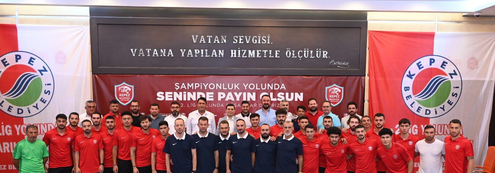 Kepezspor’un şampiyonluk yolunda seninde payın olsun