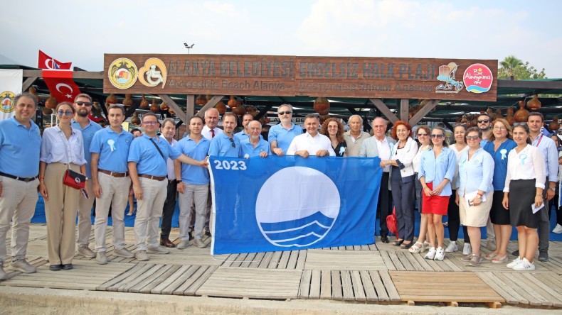 2023 YILI ULUSAL MAVİ BAYRAK ÇEVRE EĞİTİM ETKİNLİKLERİ TÖRENİ ALANYA BELEDİYESİ EV SAHİPLİĞİNDE GERÇEKLEŞTİRİLDİ