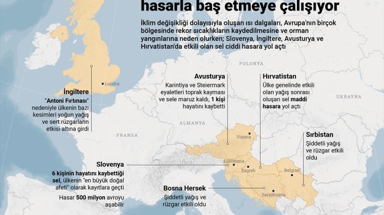 Selin vurduğu Avrupa ülkeleri hasarla baş etmeye çalışıyor