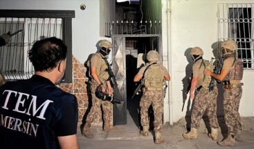 Mersin’de terör örgütlerine yönelik operasyonda 4 zanlı yakalandı