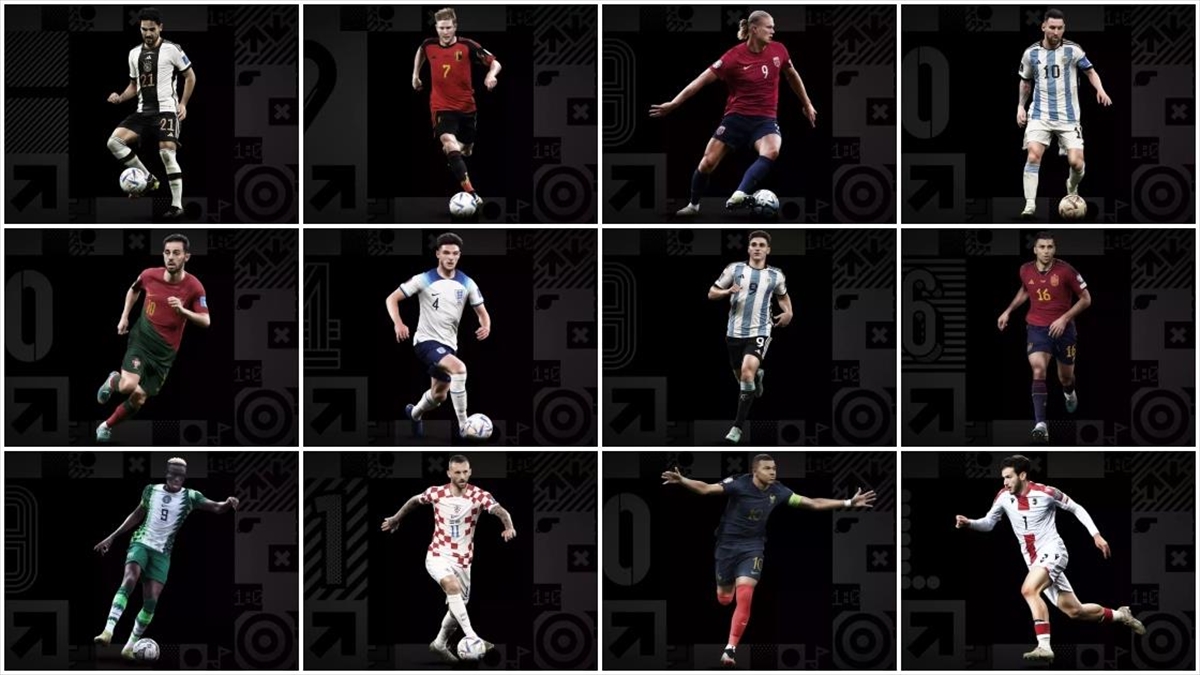 FIFA, 2023 yılının en iyi futbolcusu adaylarını açıkladı.