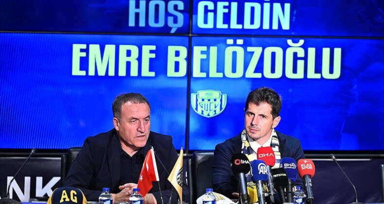 MKE Ankaragücü, teknik direktör Emre Belözoğlu’yla 2 yıllık sözleşme imzaladı