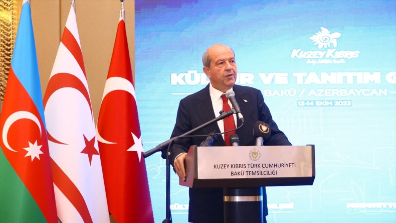 KKTC Cumhurbaşkanı Tatar, KKTC’nin Türk dünyasının Mavi Vatan’daki temsilcisi olduğunu söyledi