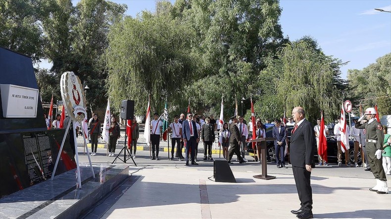 KKTC’de, Türkiye Cumhuriyeti’nin 100. yıl dönümü törenlerle kutlandı