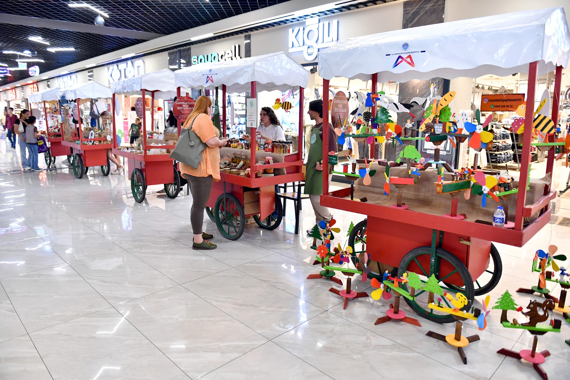 ÜRETİCİ KADIN STANTLARI 29 EKİM’E KADAR SAYAPARK AVM’DE