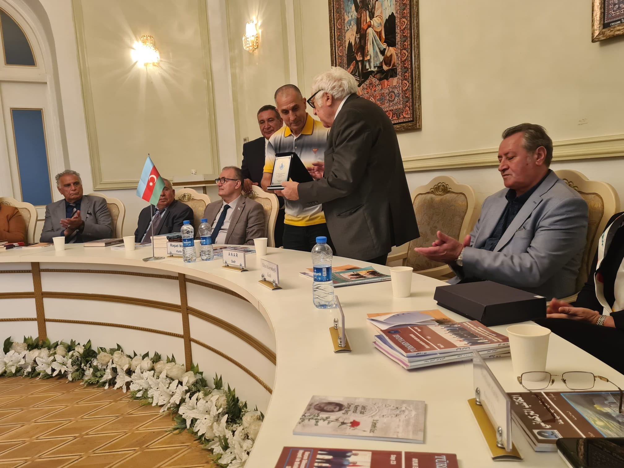Irak Türkmen Heyetinden, Azerbaycan Yazarlar Birliği Başkanı Anar Rızayev’e Ziyaret