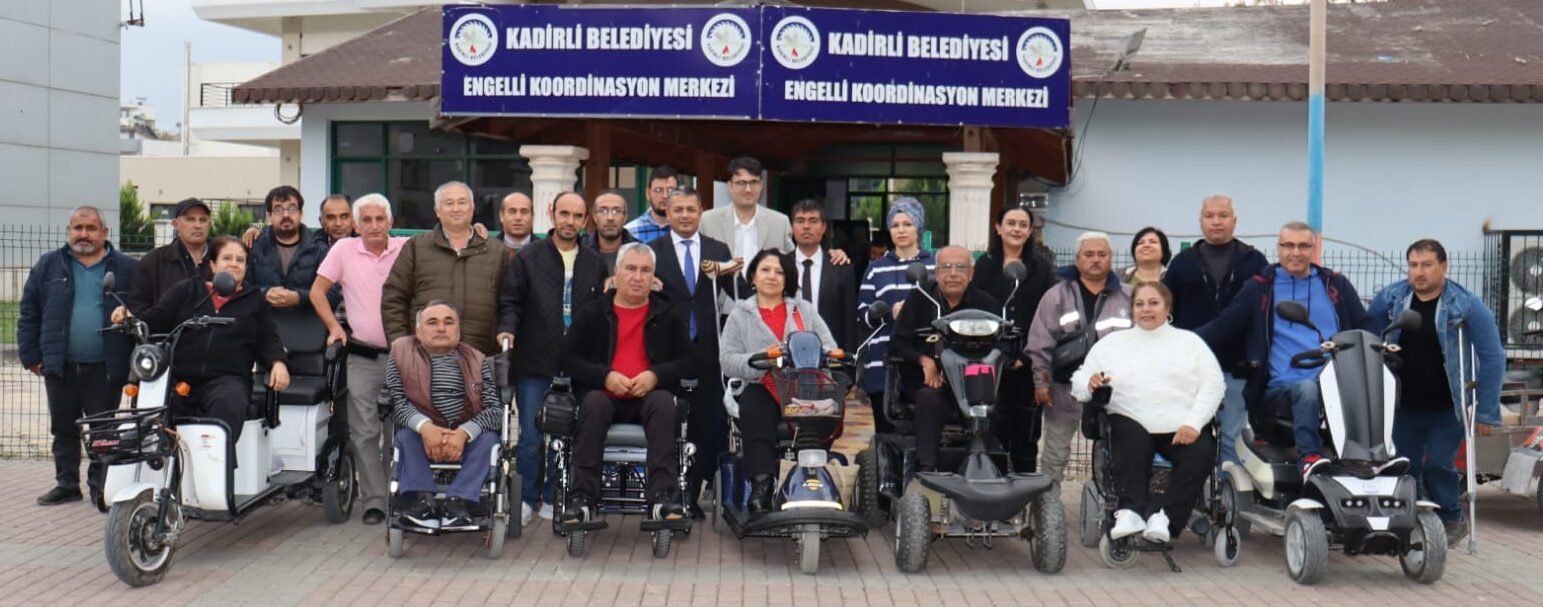 MHP Kadirli Belediye Başkan Aday Adayı Muzaffer Akgüner ‘den Kadirli Belediyesi Engelli Koordinasyon Merkezi ziyareti