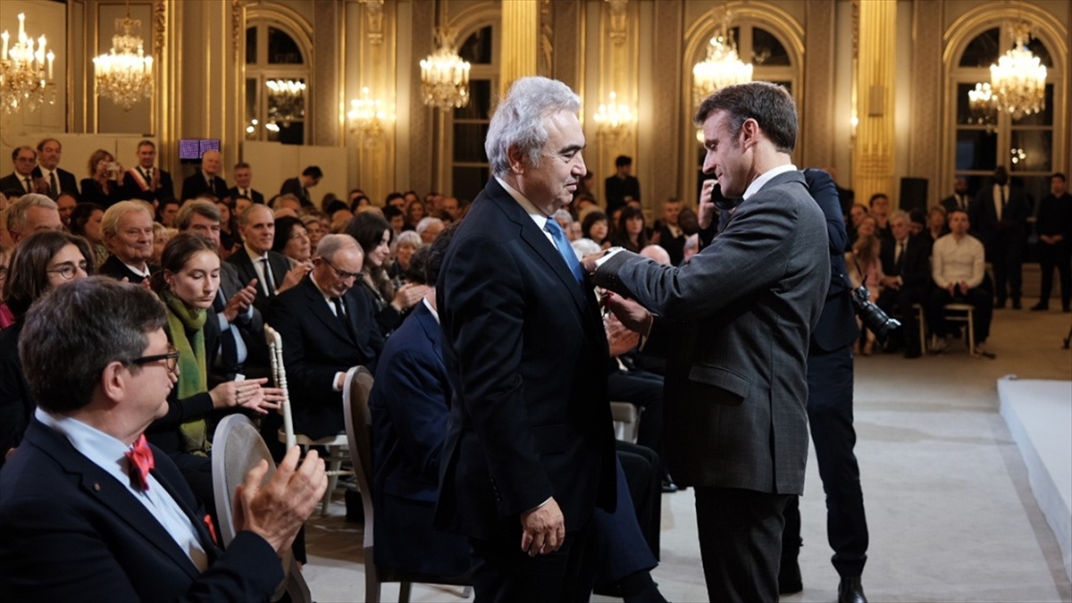 Uluslararası Enerji Ajansı Başkanı Fatih Birol, Fransa Şeref Nişanı’na layık görüldü