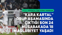 Beşiktaş, Avrupa’da son 4 grup mücadelesinde üst tura yükselemedi
