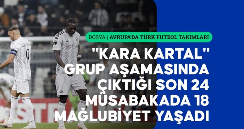 Beşiktaş, Avrupa’da son 4 grup mücadelesinde üst tura yükselemedi
