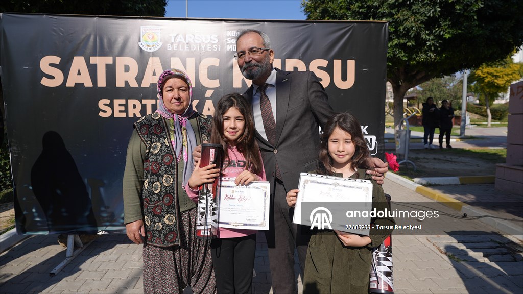 Tarsus’ta 180 öğrenci satranç eğitimi aldı