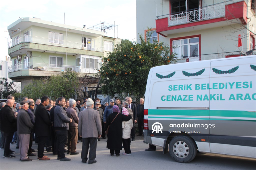Antalya’daki yangında ölen yaşlı adamın cenazesi, Konya’da toprağa verilecek