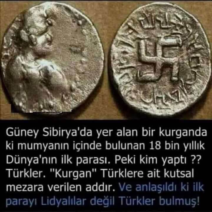 İlk parayı Türkler buldu…