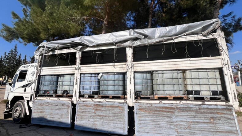 Adana’da 11 bin 400 litre kaçak akaryakıt ele geçirildi