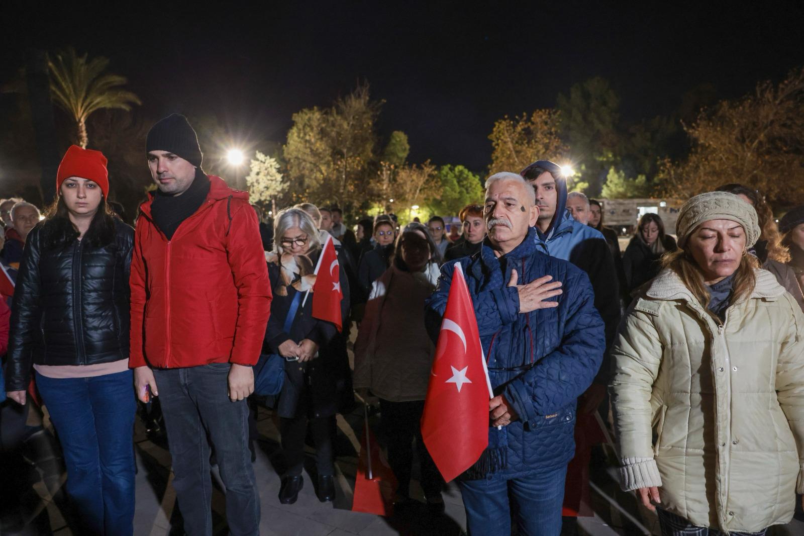 ANTALYA’DA 6 ŞUBAT ÖNCE YASIMIZ SONRA UMUDUMUZ ORTAKLAŞSIN