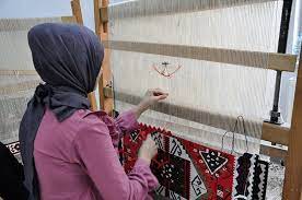 MUŞ – Kadınlar halı ve kilim atölyelerinde dokuma kültürünü yaşatıyor