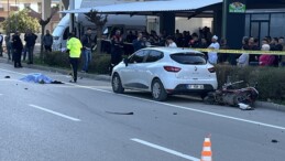 Antalya’da otomobille çarpışan elektrikli bisikletin sürücüsü hayatını kaybetti