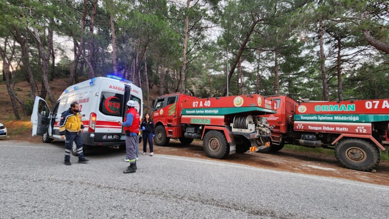 Antalya’da ormanlık alanda çıkan yangın kontrol altına alındı