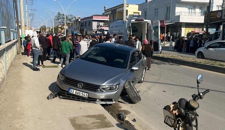 Mersin’de otomobilin çarptığı bisikletin sürücüsü öldü, yeğeni yaralandı
