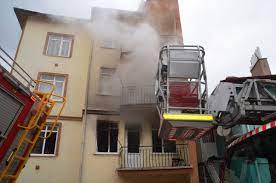 Kütahya’da çıkan ev yangını söndürüldü