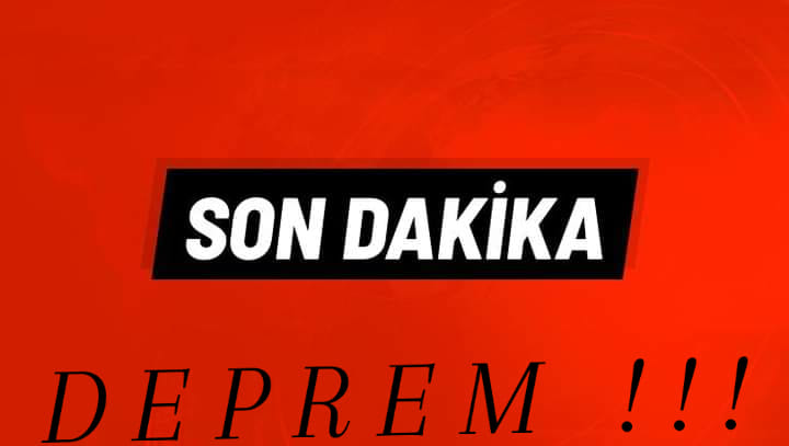 SON DAKİKA: TOKAT’TA 5.6 büyüklüğünde deprem!