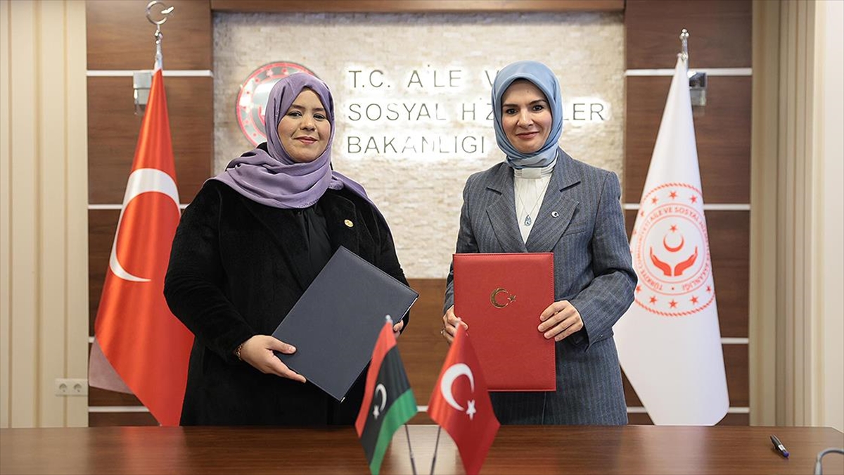 Türkiye ile Libya arasında sosyal politika ve sosyal hizmet alanlarında “işbirliği mutabakat zaptı” imzalandı
