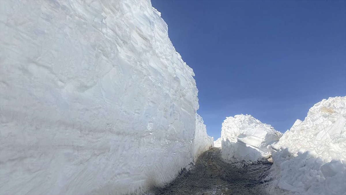 Hakkari’de kar nedeniyle kapanan üs bölgesinin yolu bir haftada açıldı