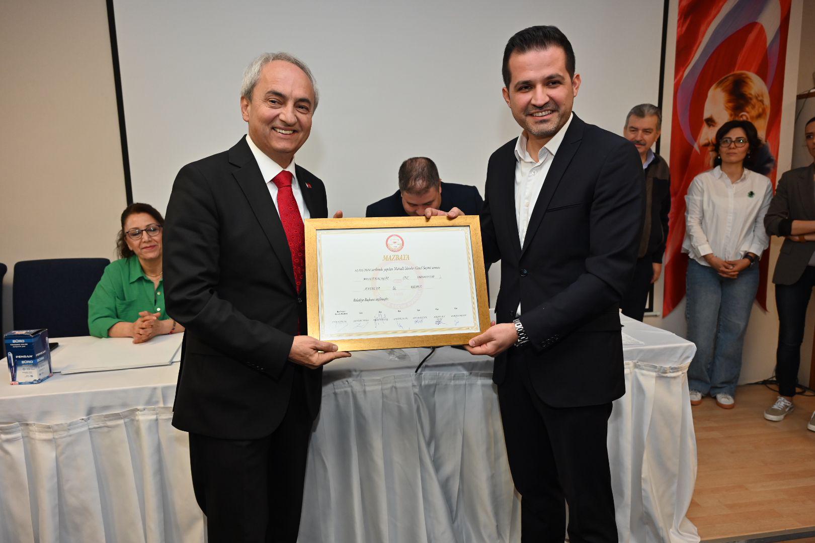 Başkan Kocagöz, mazbatasını aldı