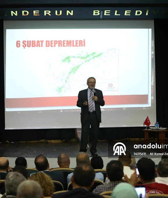 Prof. Dr. Naci Görür, Hatay’da “Deprem Dirençli İskenderun” söyleşisinde konuştu: