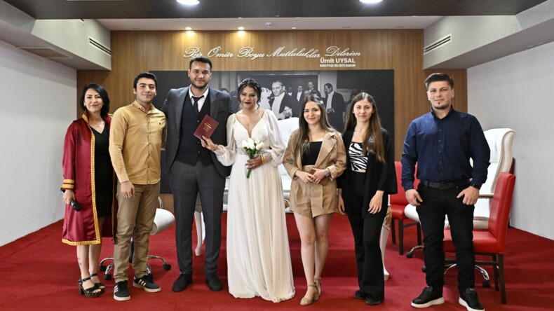 Muratpaşa’da nikah yoğunluğu