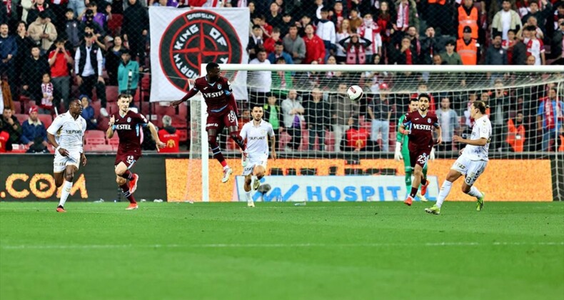 Trabzonspor Samsun’da 3 golle mağlup