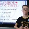 Bursalı Alperen, Uluslararası Caribou Matematik Yarışması’nda birinci oldu
