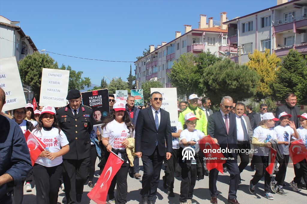 Burdur’da Karayolu Trafik Güvenliği Haftası etkinliği düzenlendi