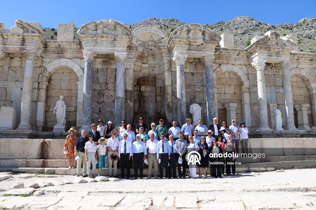 AB Türkiye Delegasyonu Başkanı Meyer-Landrut’tan Sagalassos Antik Kenti’ne ziyaret