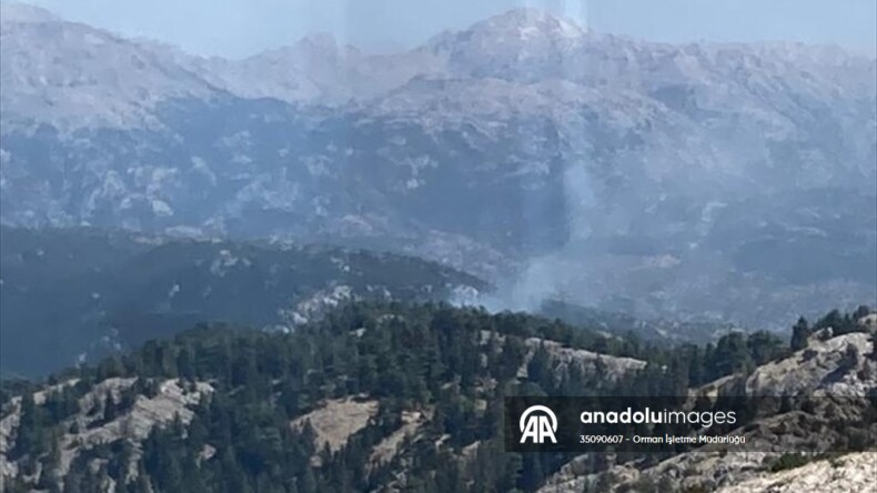 Antalya’nın Akseki ilçesinde orman yangını çıktı