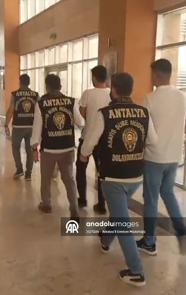 Antalya’da telefonda dolandırıcılık zanlısı tutuklandı