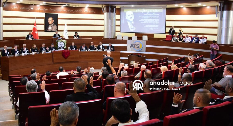 Antalya’da tekne kazasında ölen eski ATSO Başkanı Bahar anıldı