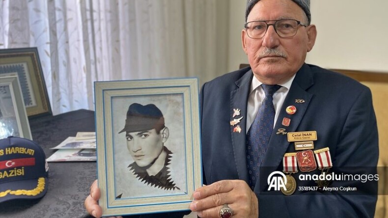 KIBRIS BARIŞ HAREKATI’NIN 50. YILI – Mersinli Kıbrıs gazisi 50 yıl önceki cesaret ve kararlılığını koruyor